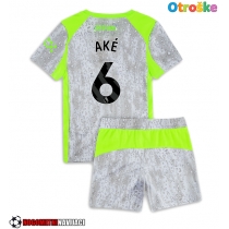 Otroške Nogometnih dresov Manchester City Nathan Ake #6 Tretji 2025-26 Kratki rokavi (+ hlače)